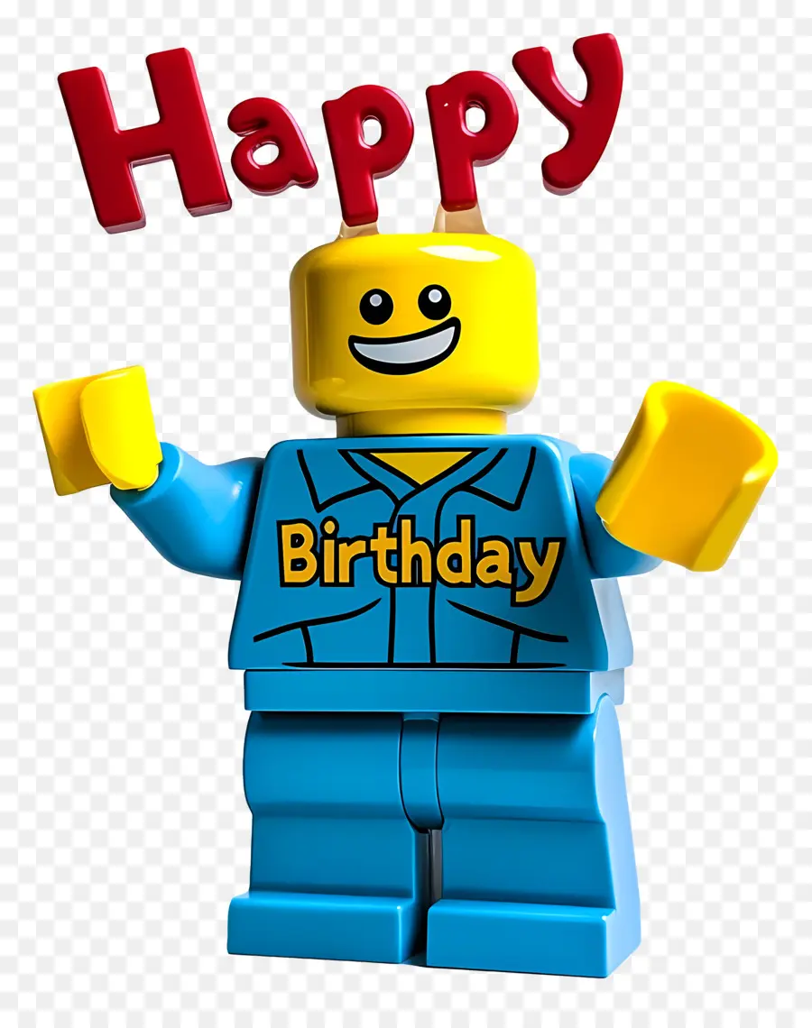 Feliz Cumpleaños，Figura De Cumpleaños De Lego PNG