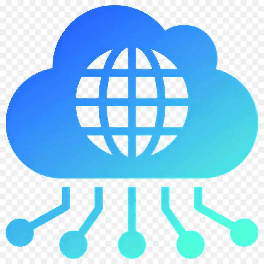 Computación En La Nube，Nube Con Globo PNG