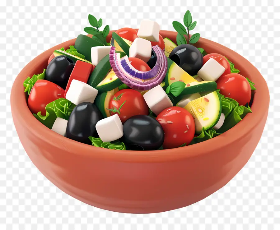 Ensalada Griega，Ensaladera PNG