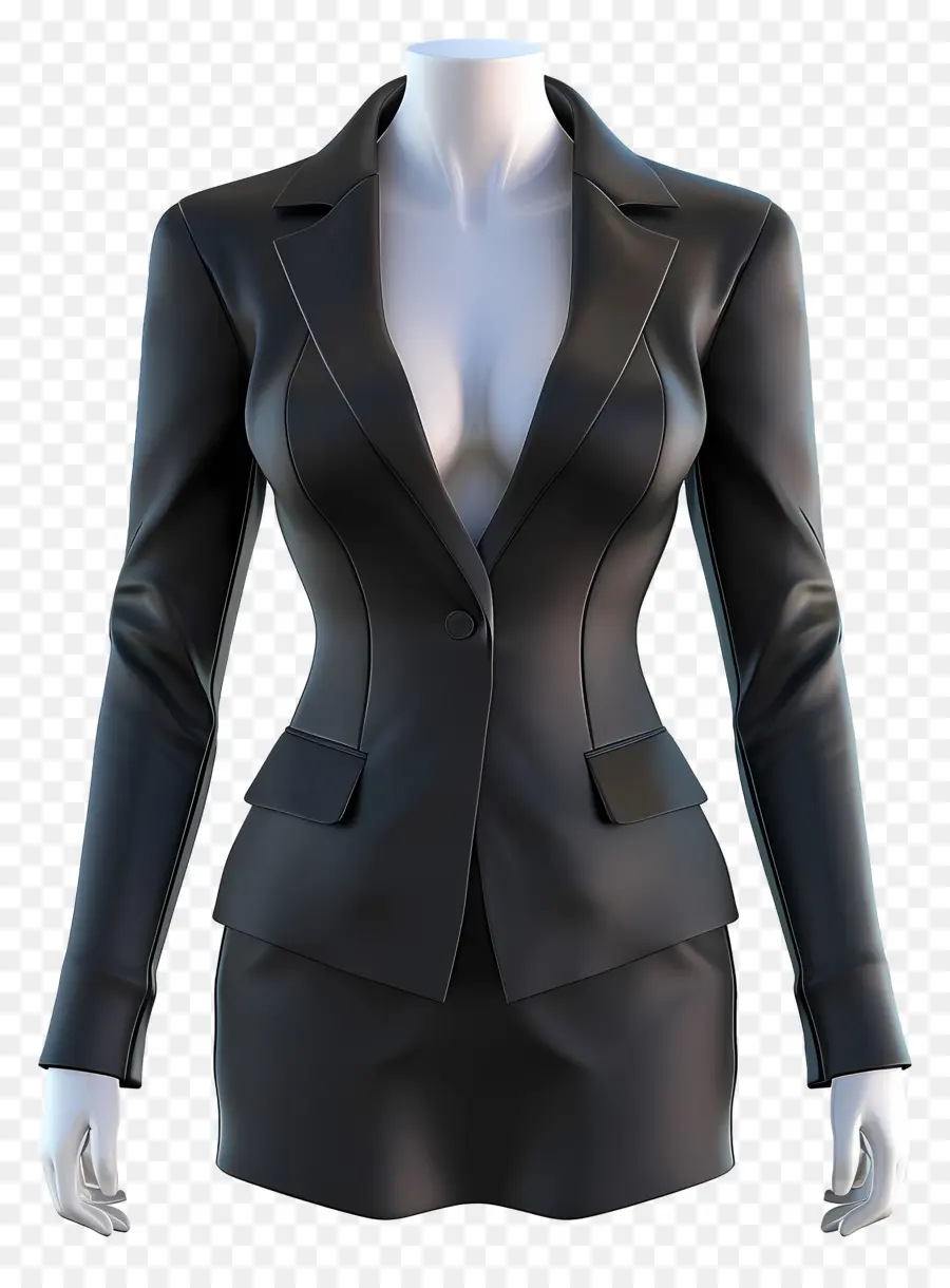 Vestimenta Formal Femenina，Maniquí Negro PNG