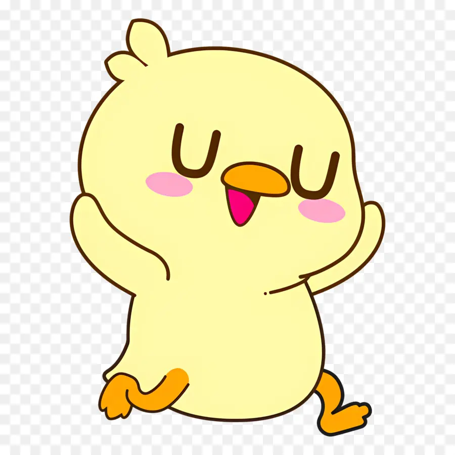 Pato De Dibujos Animados，Lindo Pollito PNG