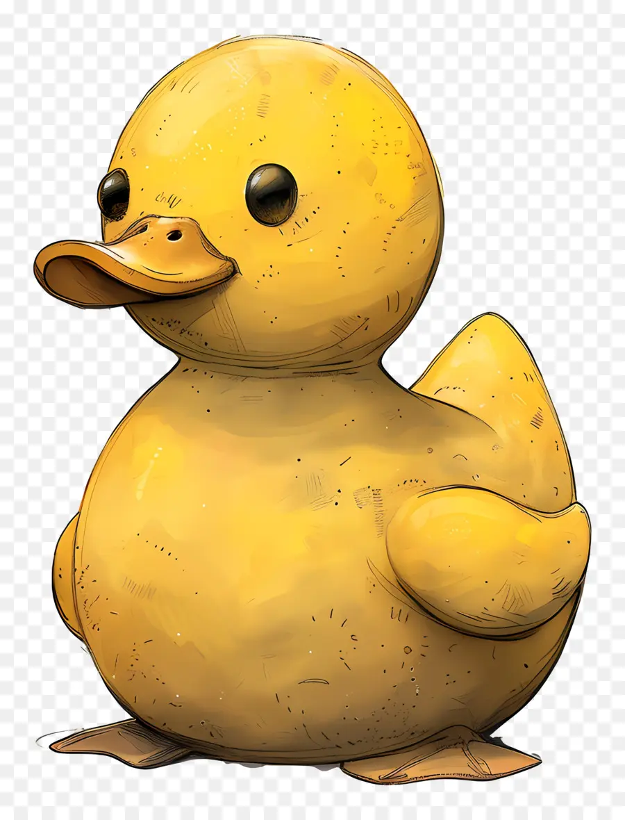 Pato De Goma，Pato Amarillo PNG