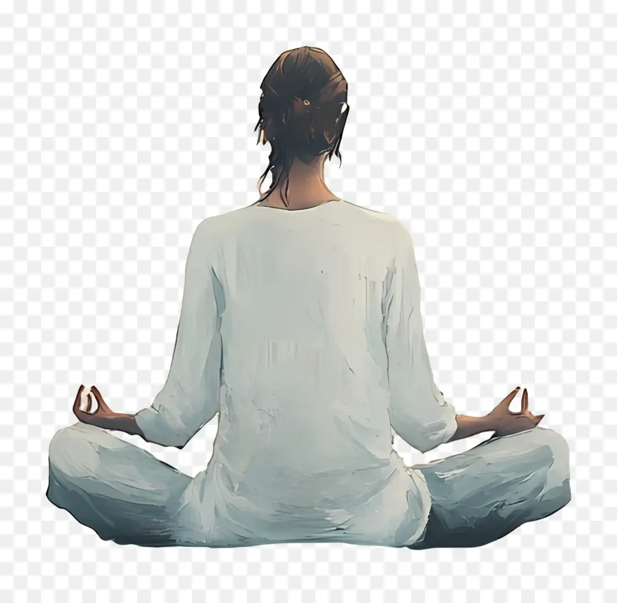 Serenidad，Persona Meditando PNG