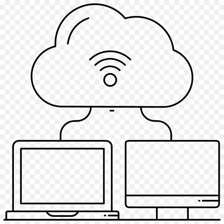 Computación En La Nube，Red En La Nube PNG