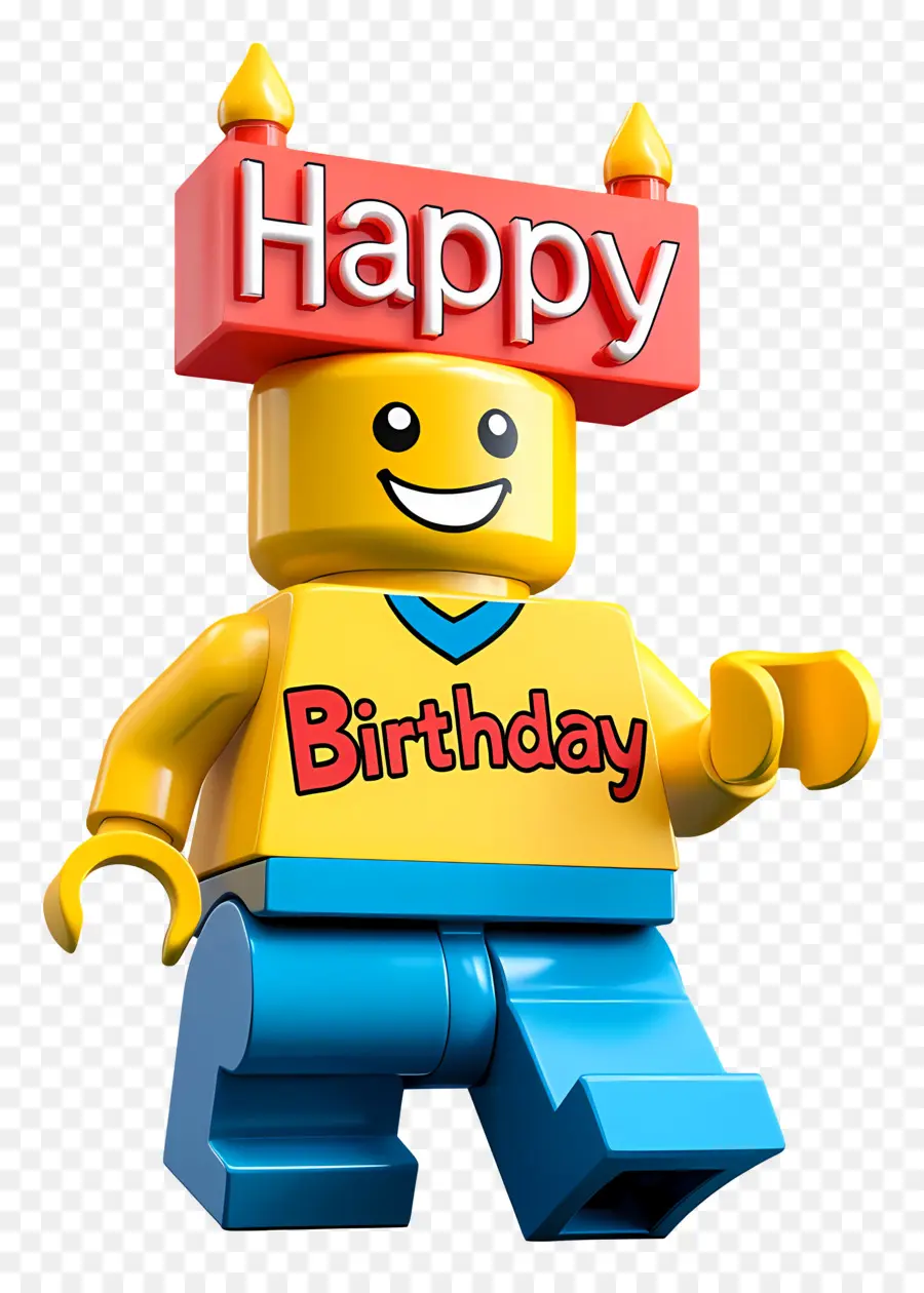 Feliz Cumpleaños，Figura De Cumpleaños De Lego PNG