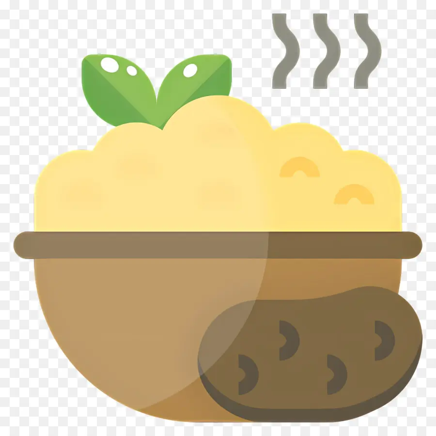 Puré De Papas，Bol PNG