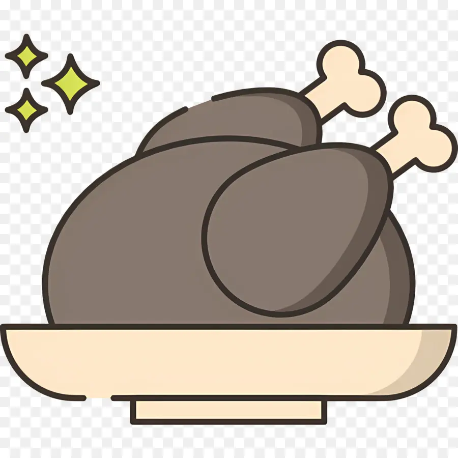 Comida De Pavo，Pollo Asado PNG