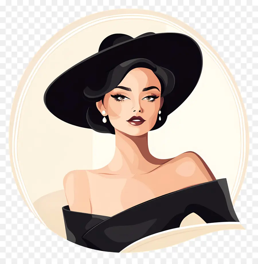 Elegancia Atemporal，Mujer PNG