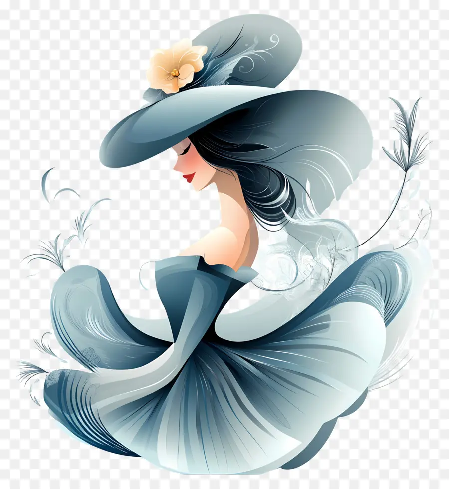 Elegancia Atemporal，Mujer PNG