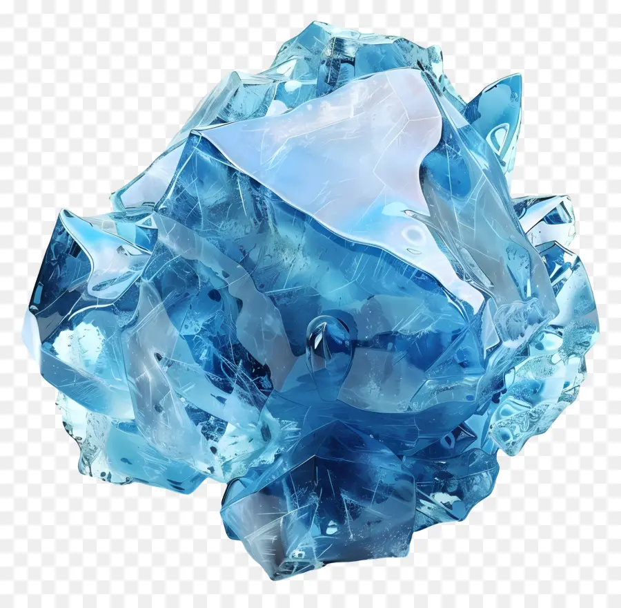 Hielo Azul，Cristal Azul PNG