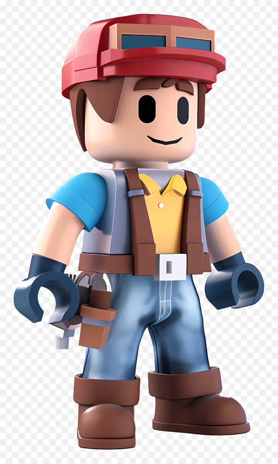 Chico Roblox，Trabajador De Dibujos Animados PNG