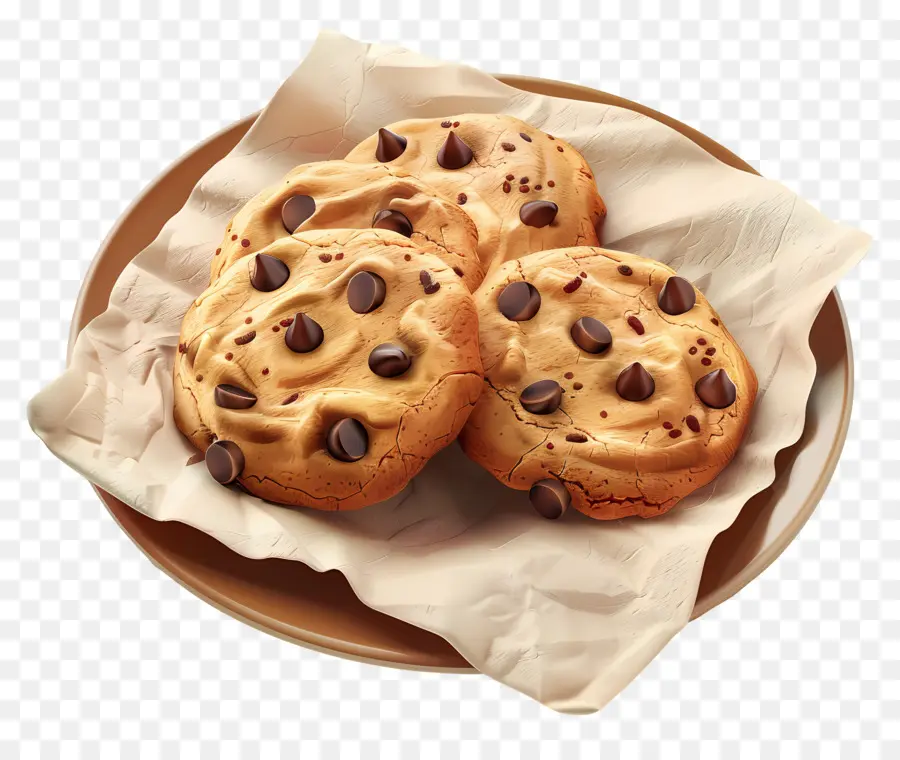 Galletas，Galletas Con Chispas De Chocolate PNG