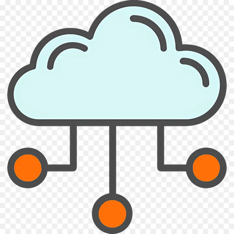 Computación En La Nube，Nube PNG