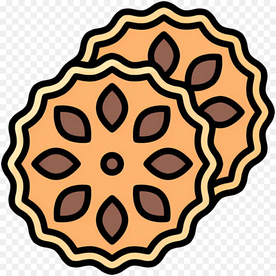 Pastel De Nueces，Galletas PNG