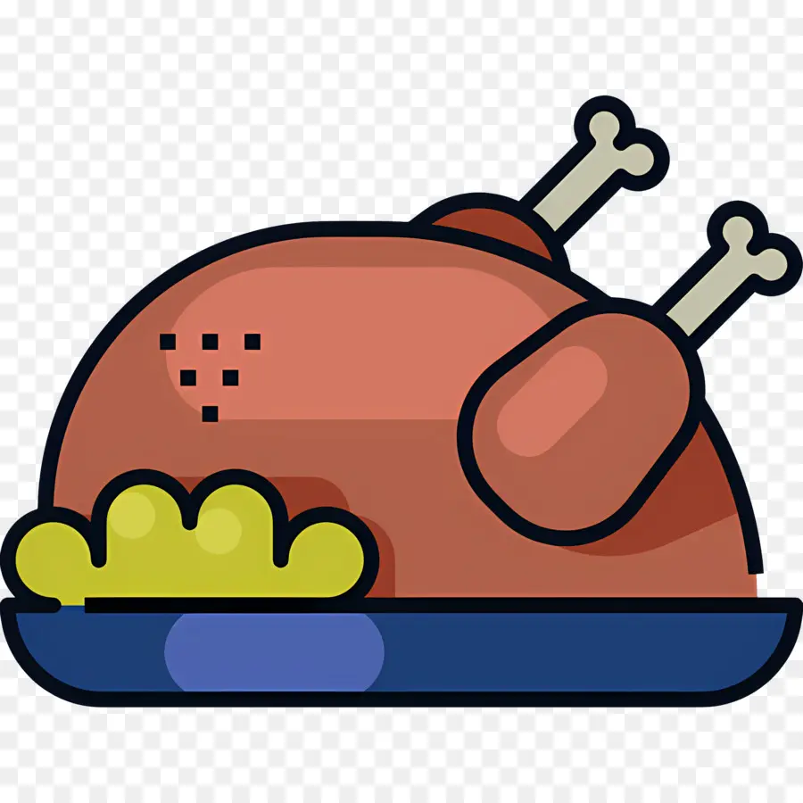 Comida De Pavo，Pavo Asado PNG