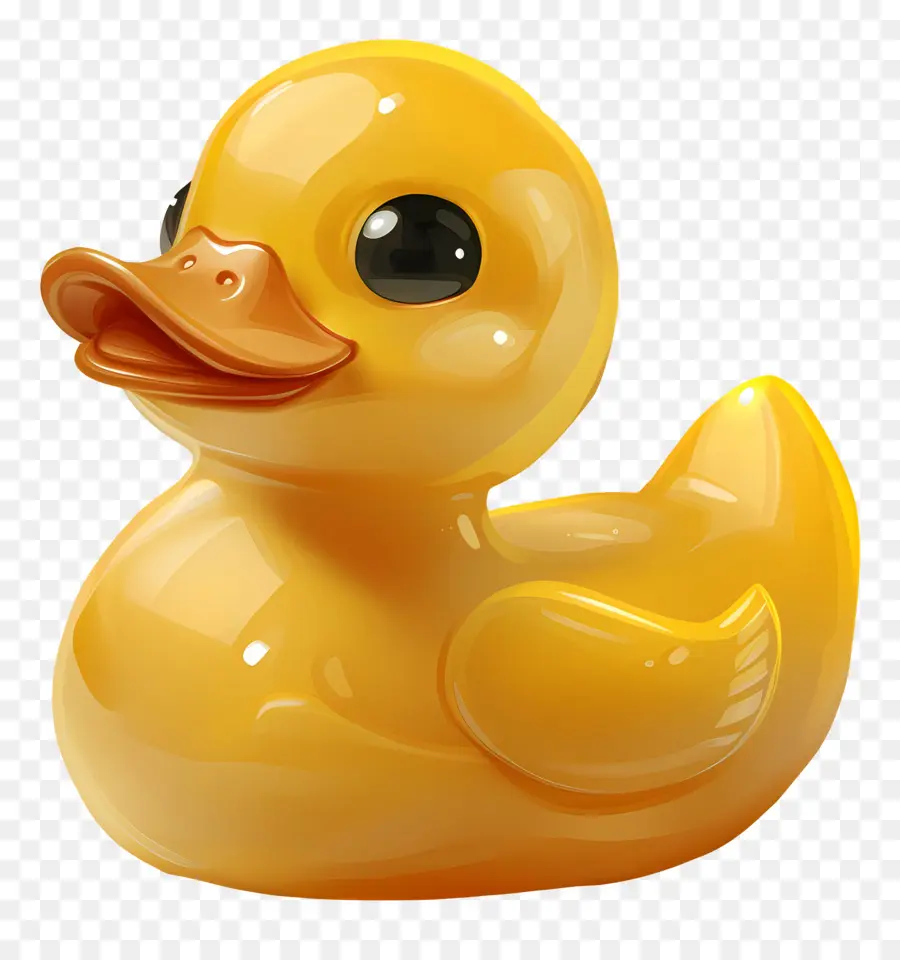 Pato De Goma，Amarillo PNG