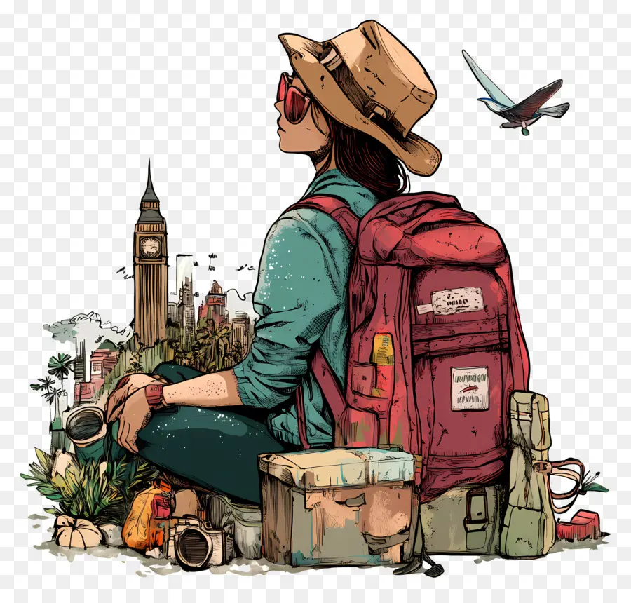 Pasión De Viajar，Viajero PNG