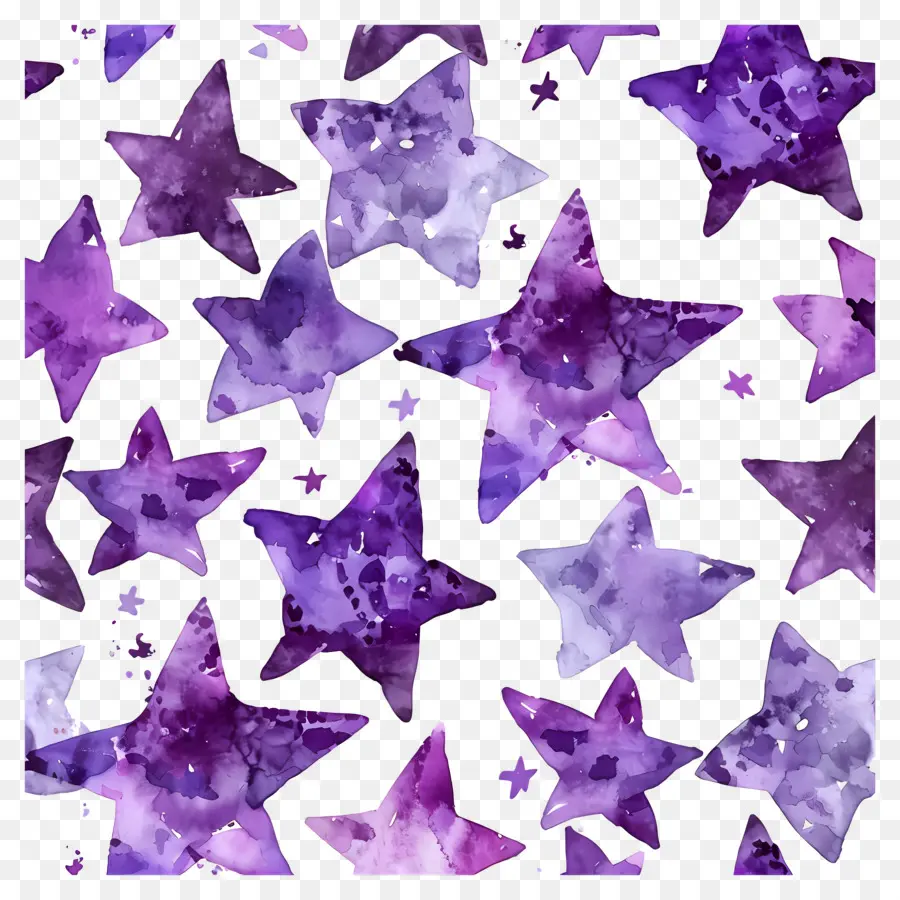 Fondo Morado，Estrellas PNG