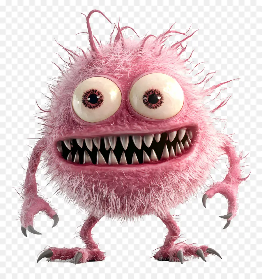 Monstruo Rosa，Monstruo Peludo PNG