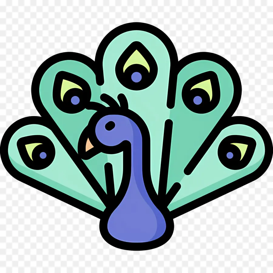 Pavo Real，Plumas PNG