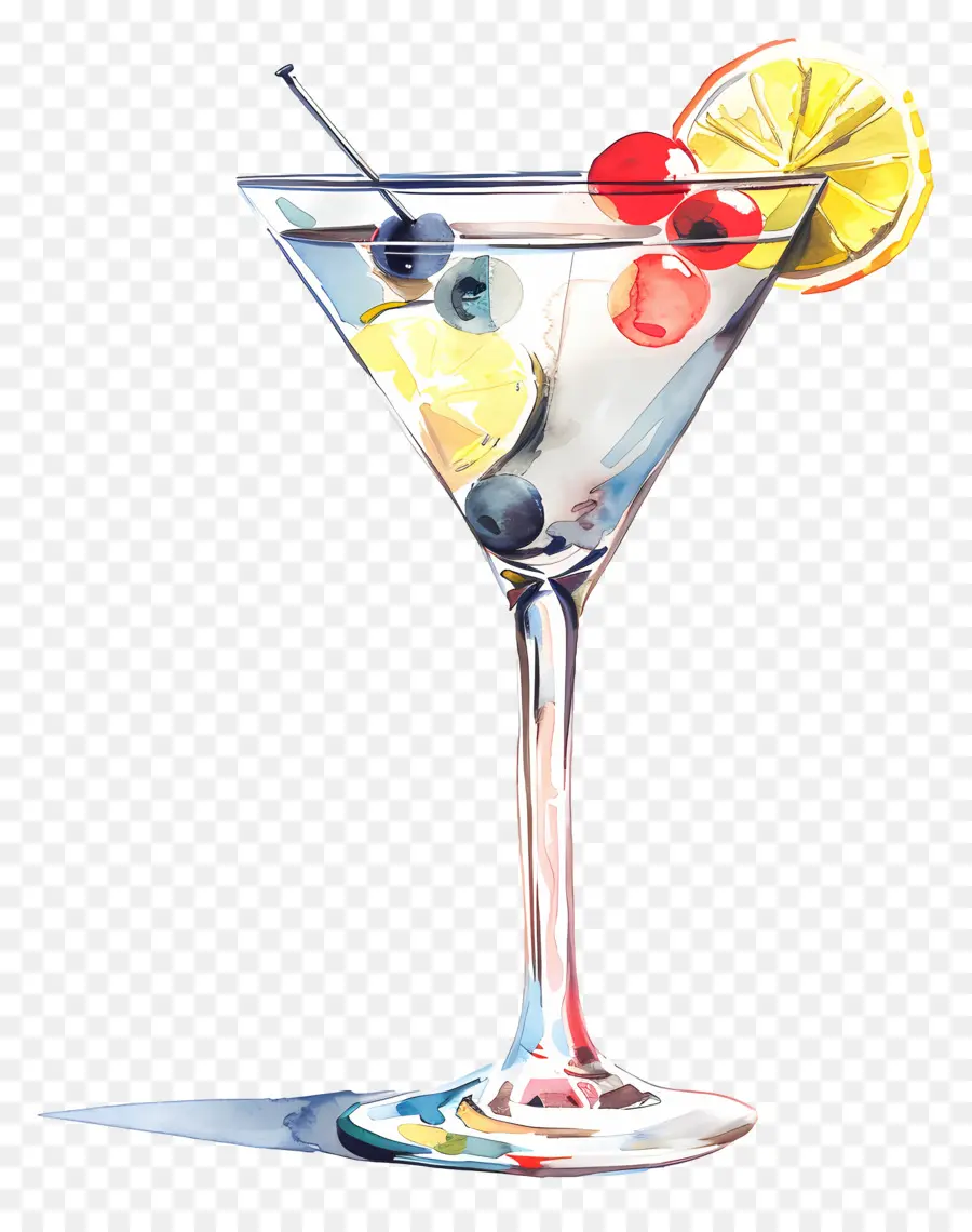 Cóctel De Martini，Cóctel Azul PNG