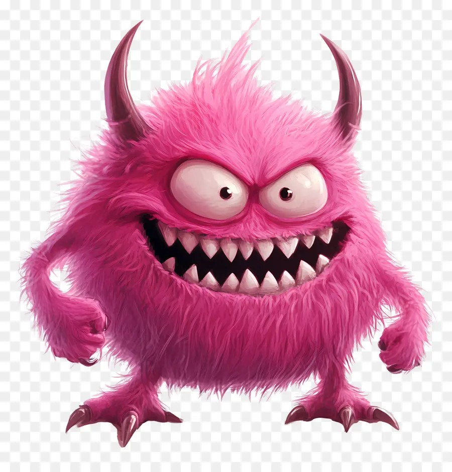 Monstruo Rosa，Monstruo Peludo PNG