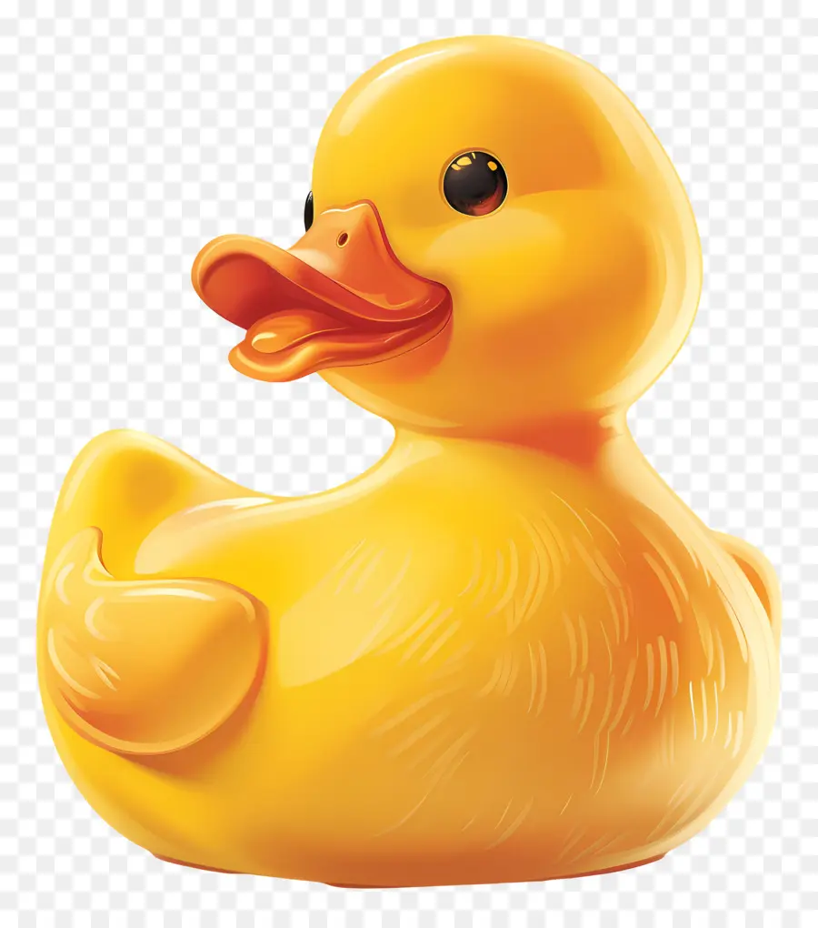 Pato De Goma，Amarillo PNG