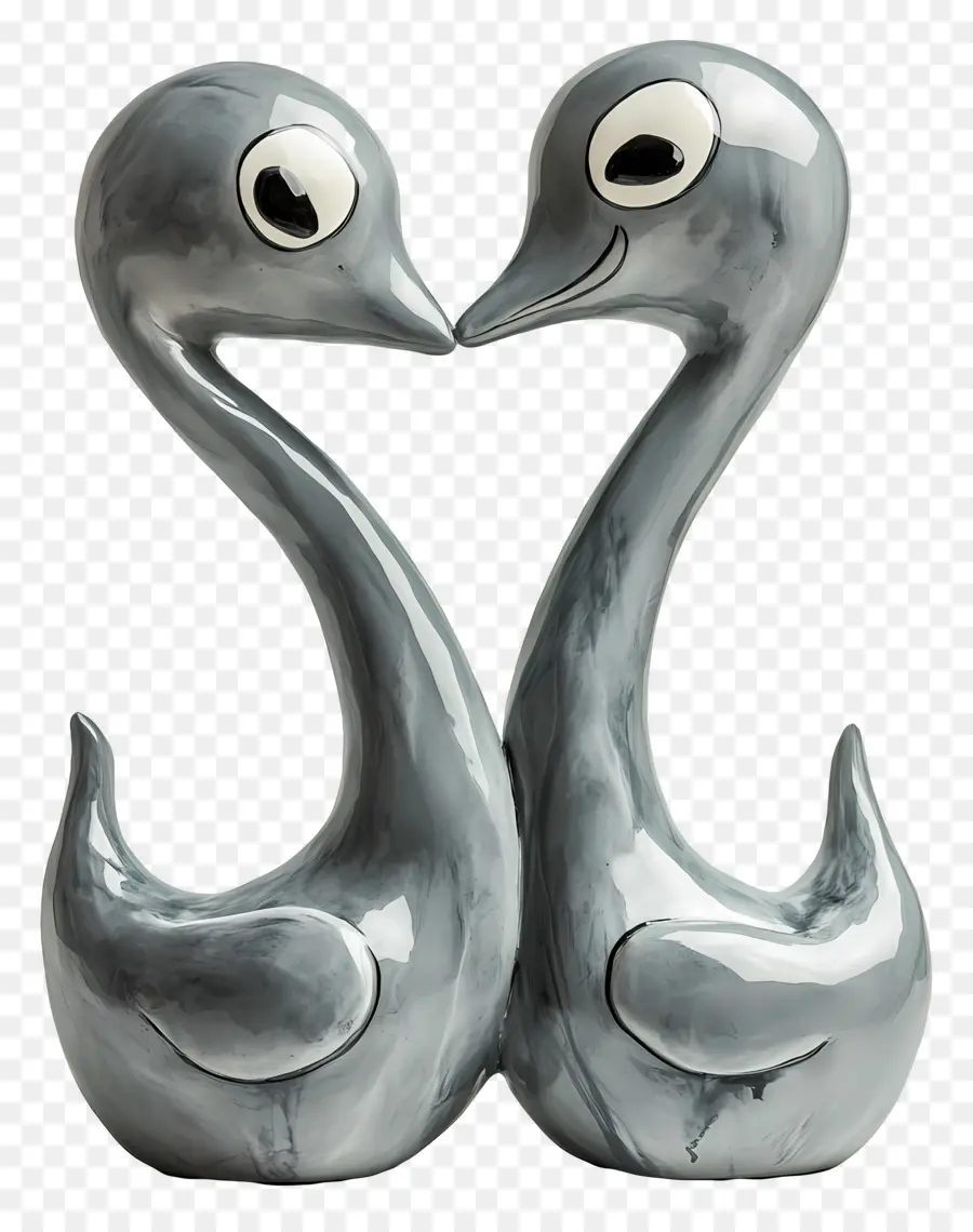 Amor Eterno，Estatuas De Cisnes PNG