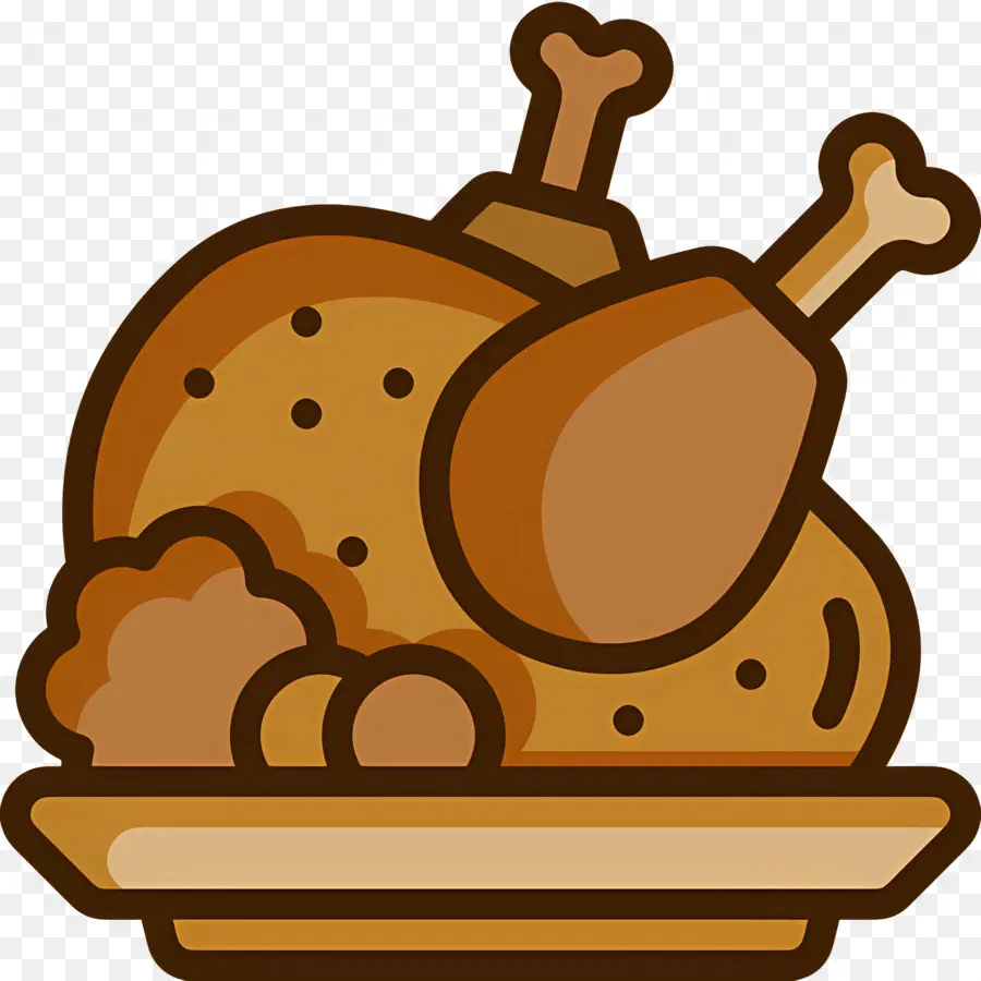 Comida De Pavo，Pollo Asado PNG