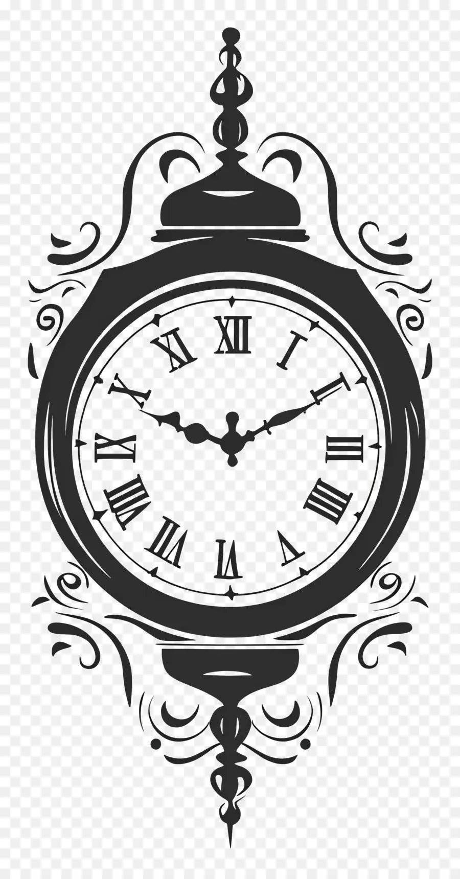 Elegancia Atemporal，Reloj Antiguo PNG