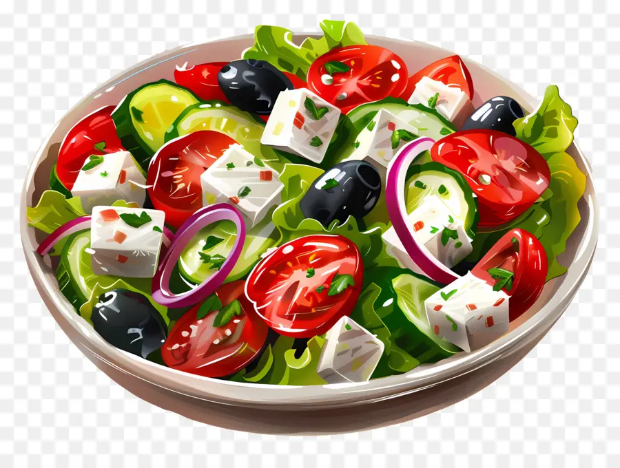 Ensalada Griega，Ensaladera PNG