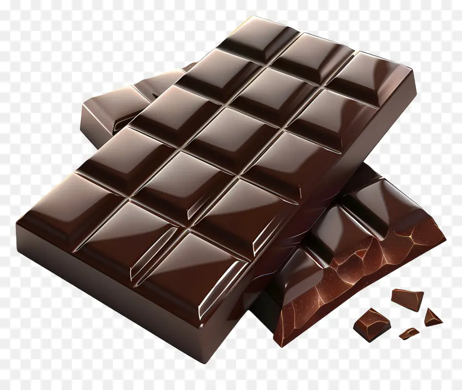 Chocolate Oscuro，Barras De Chocolate PNG