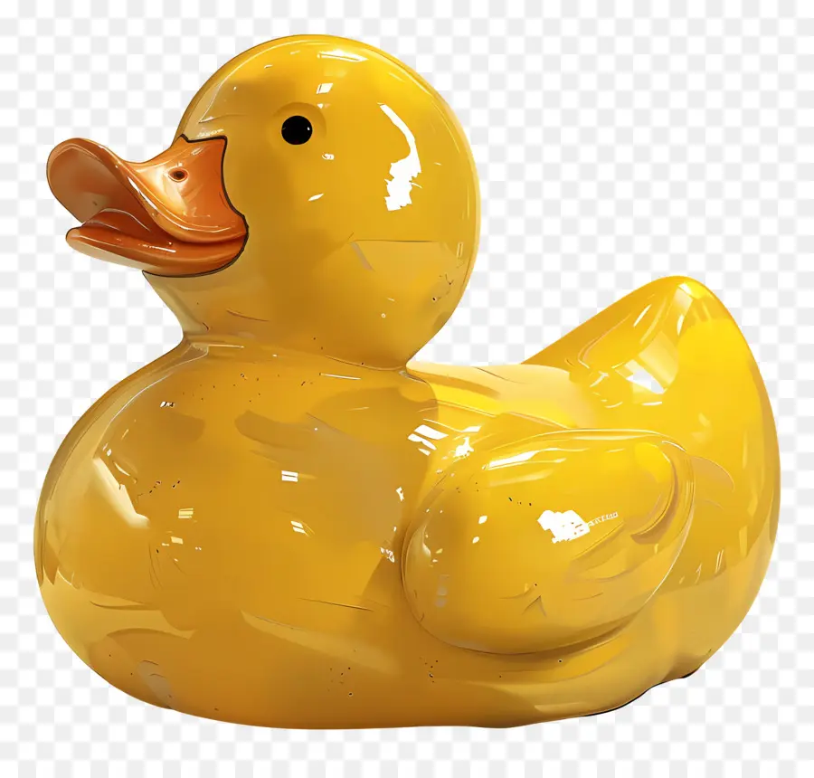 Pato De Goma，Pato Amarillo PNG