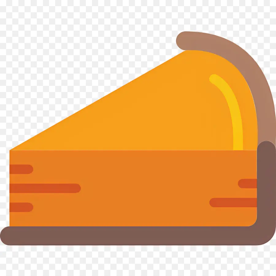 Pastel De Calabaza，Rebanada De Pastel PNG