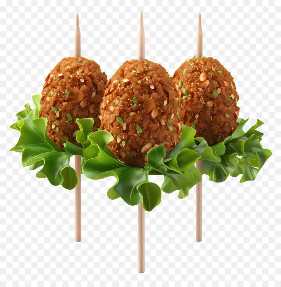 Falafel，Albóndigas En Brocheta PNG