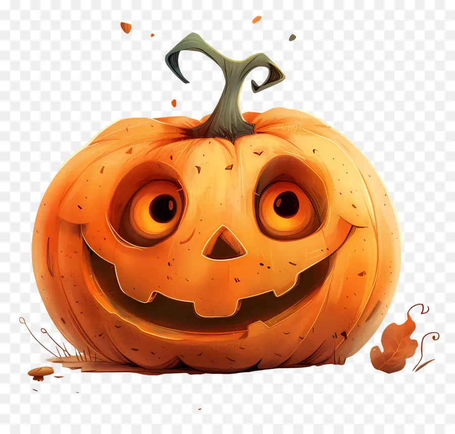 Calabaza Animada，Calabaza Sonriente PNG