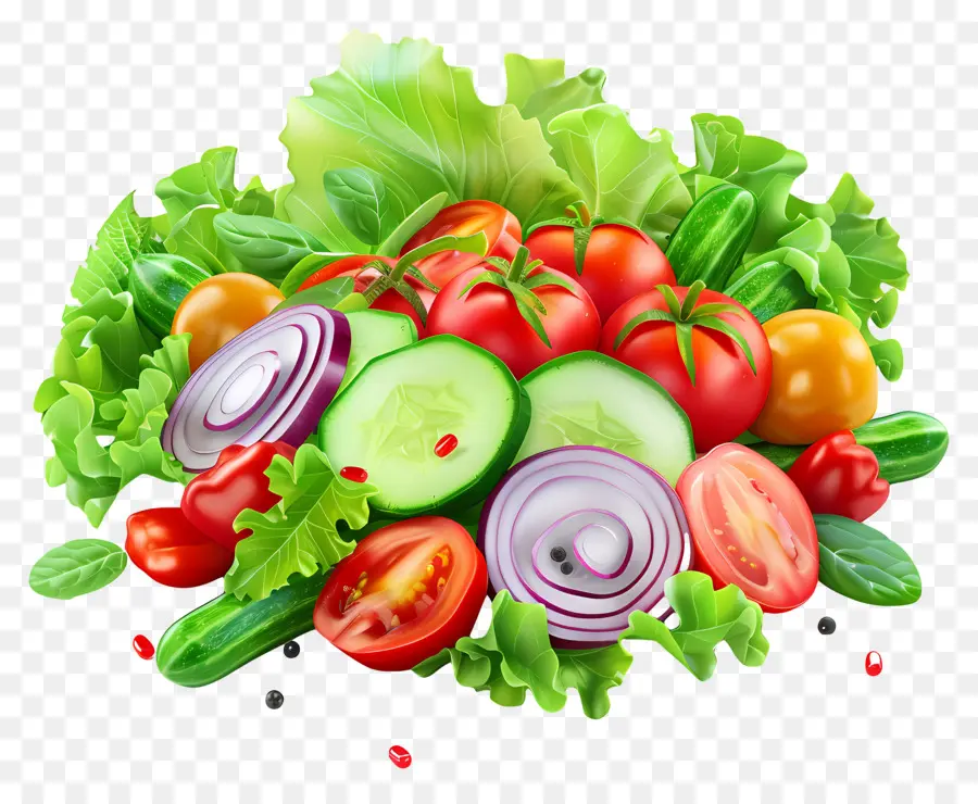 Ensalada De Verduras，Lámina PNG