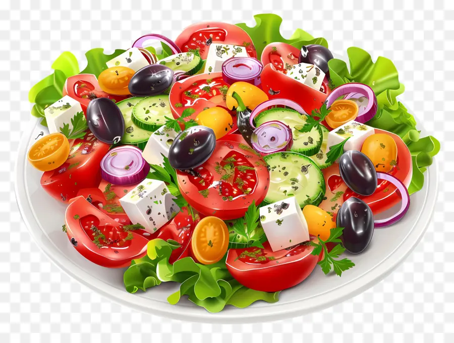 Ensalada Griega，Ensalada PNG