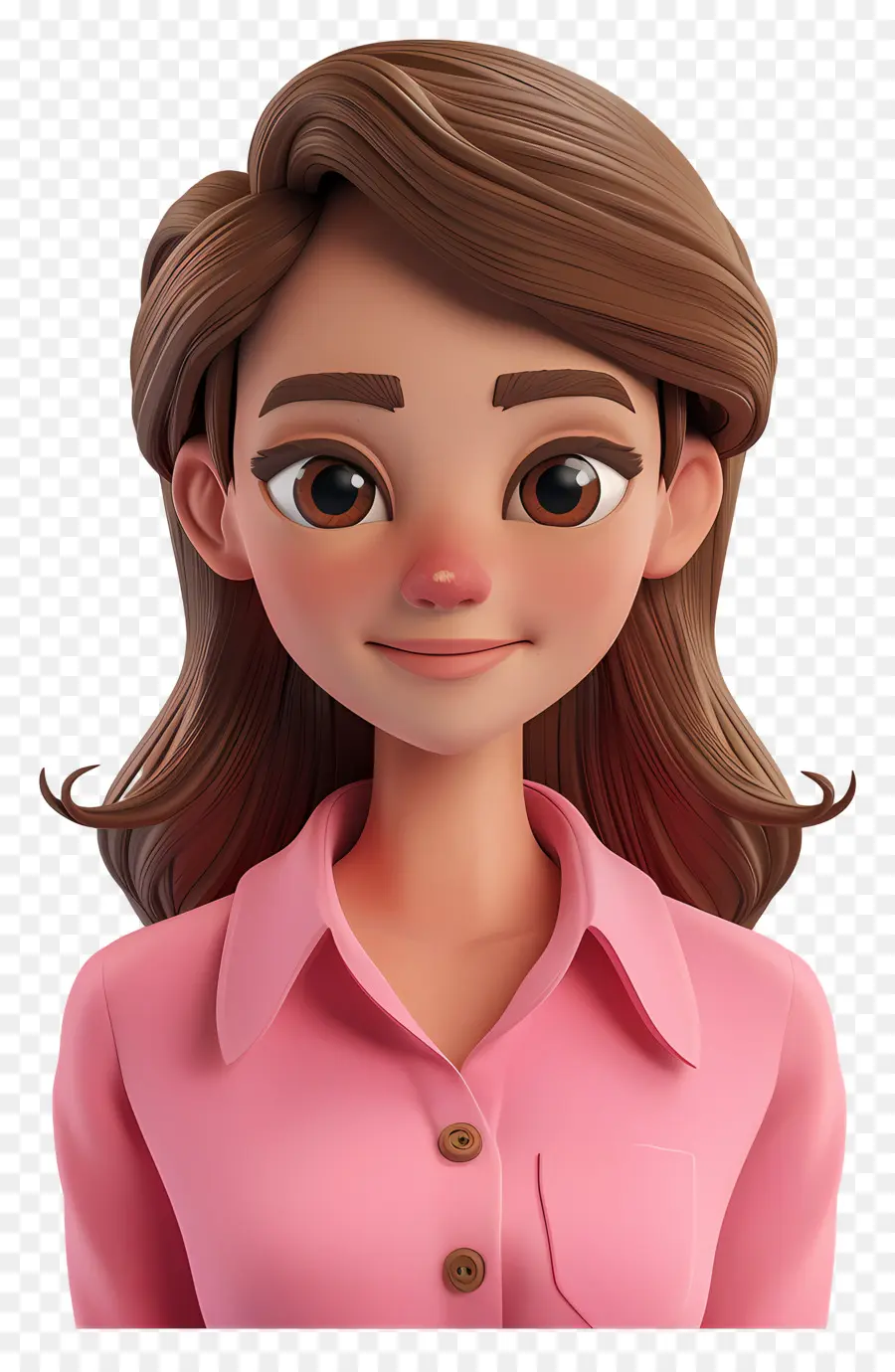 Mujer En Camisa，Camisa Rosa PNG