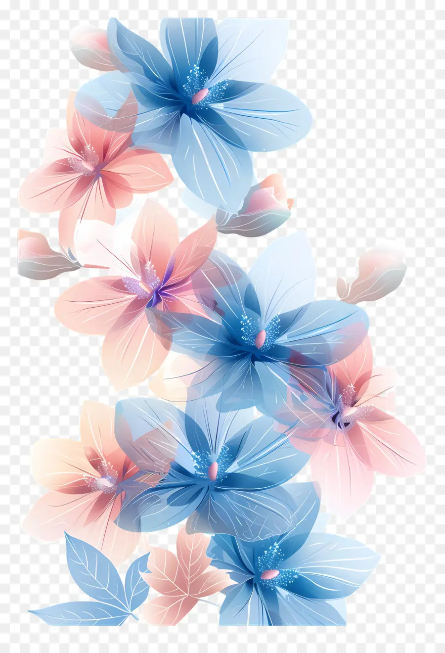 Fondo De Flores，Flores PNG