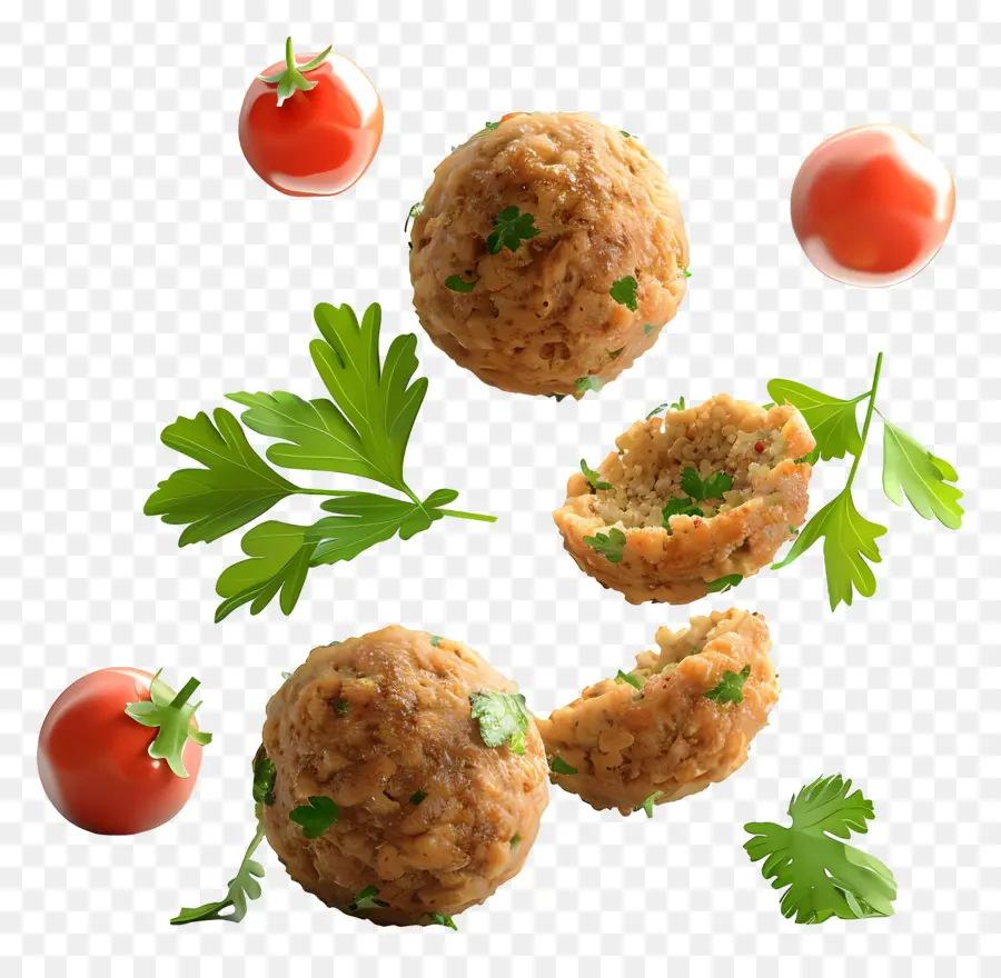 Falafel，Vegetariano PNG