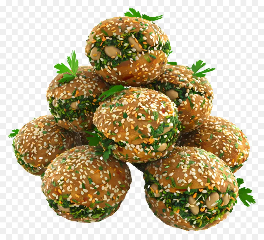 Falafel，Bolas De Sésamo PNG