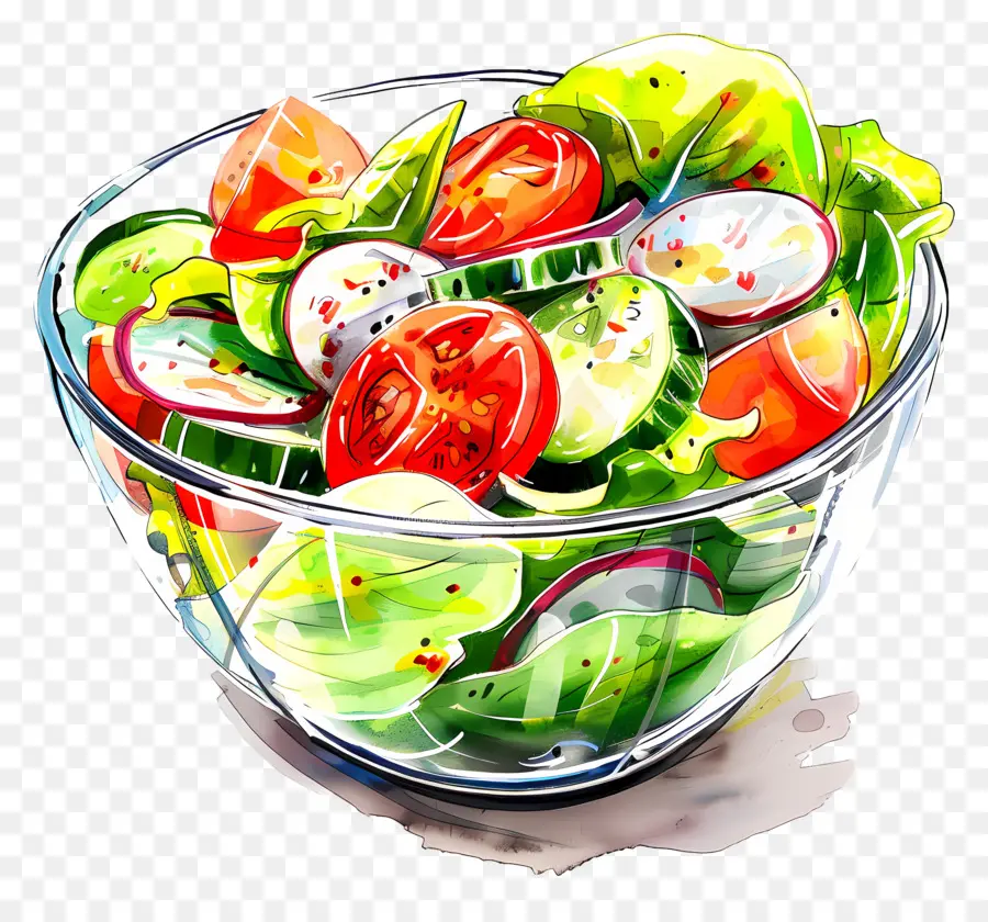 Plato De Ensalada，Ensaladera PNG