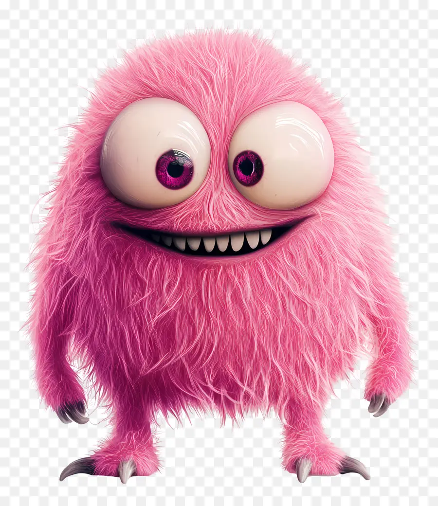 Monstruo Rosa，Monstruo Peludo PNG