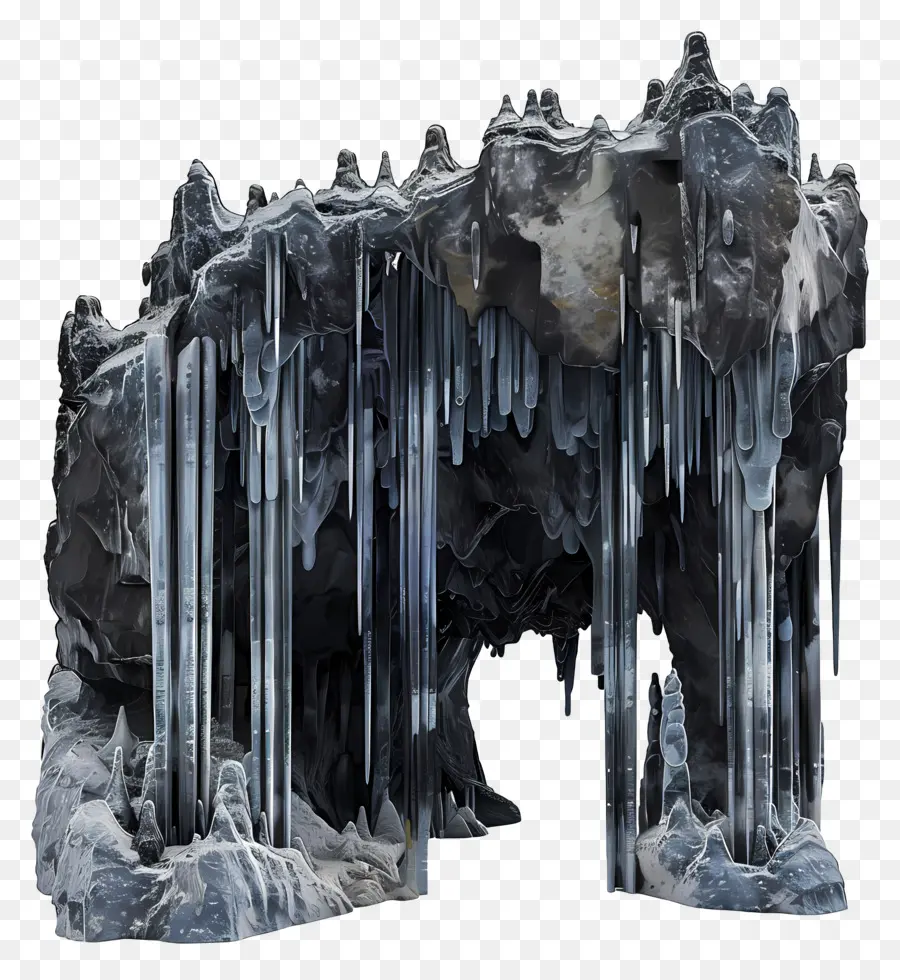 Estalactita De Cueva，Cueva De Hielo PNG