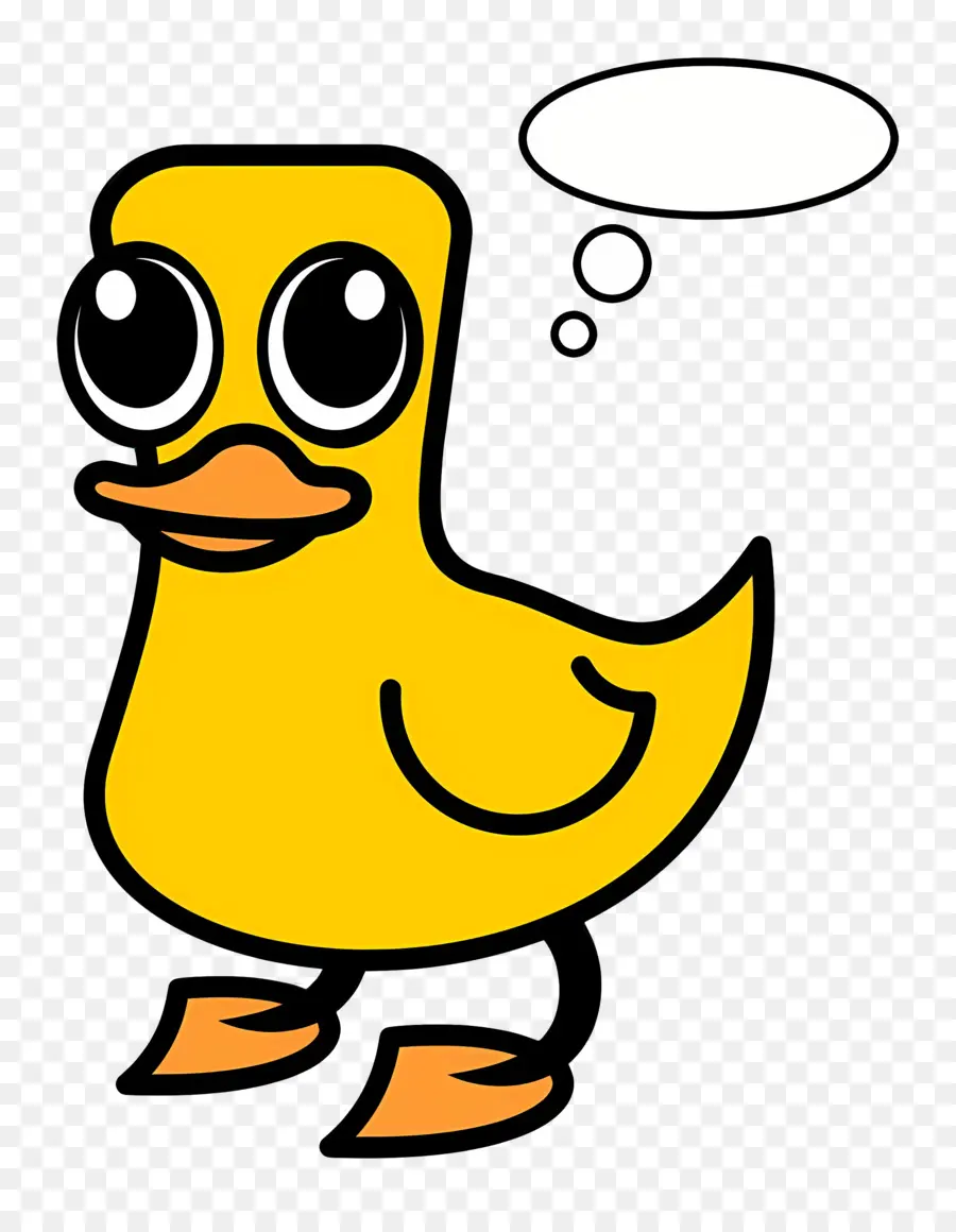 Pato De Dibujos Animados，Pato Amarillo PNG