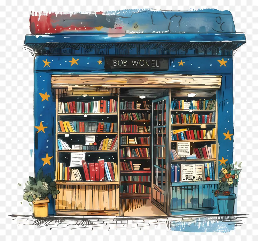 Librería，Libros PNG