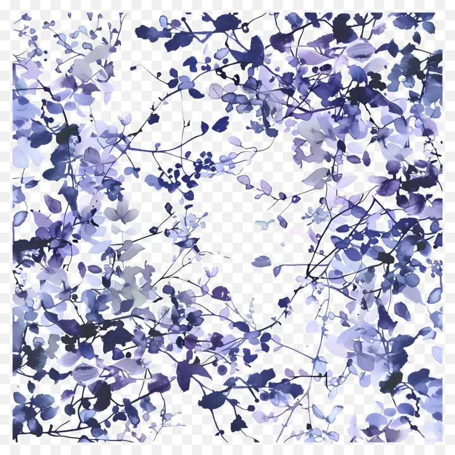 Fondo Morado，Flores Moradas PNG