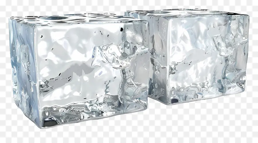 Bloque De Hielo，Cubitos De Hielo PNG