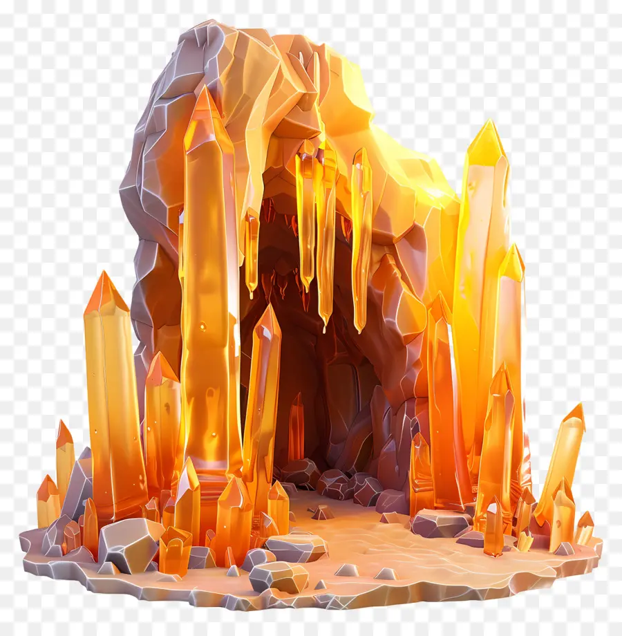 Estalactita De Cueva，Cueva De Cristal PNG